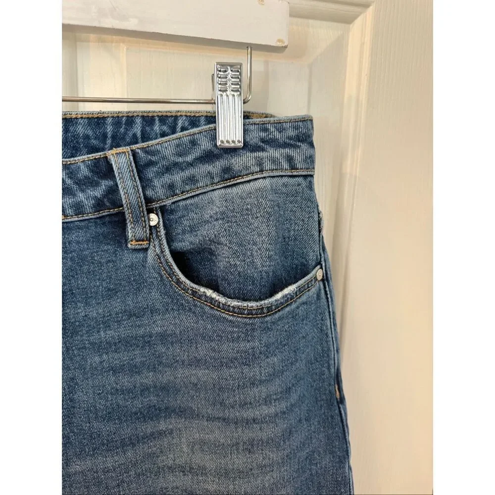 Bayea High Rise Straight Leg Jeans sz 31 NWOT